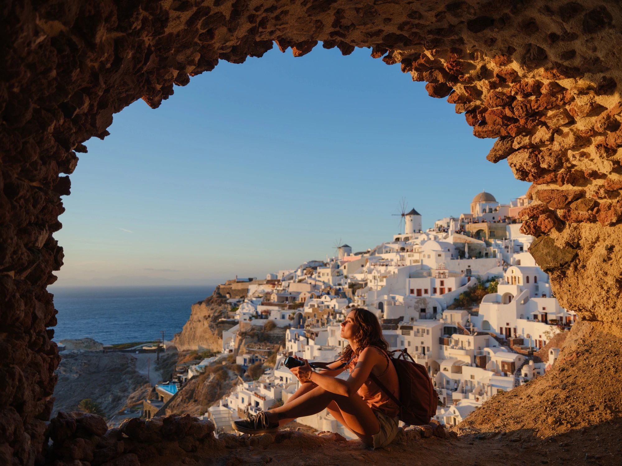 Santorini landscape